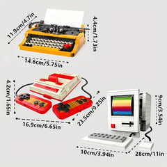 Vintage Home Appliance Building Block Toys for Children