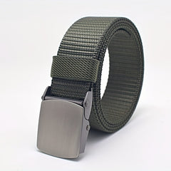 Men's Casual Buckle Student Military Training Belt