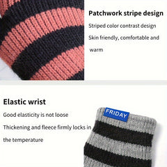 Men's Thick Fleece Winter Cycling Gloves