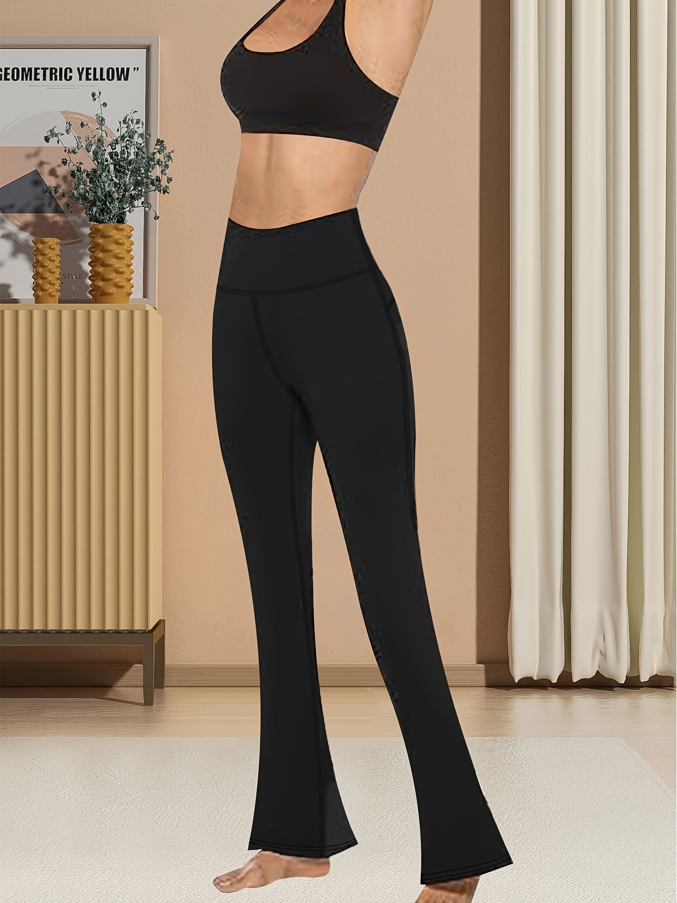 Women's High Waist Flared Yoga Pants