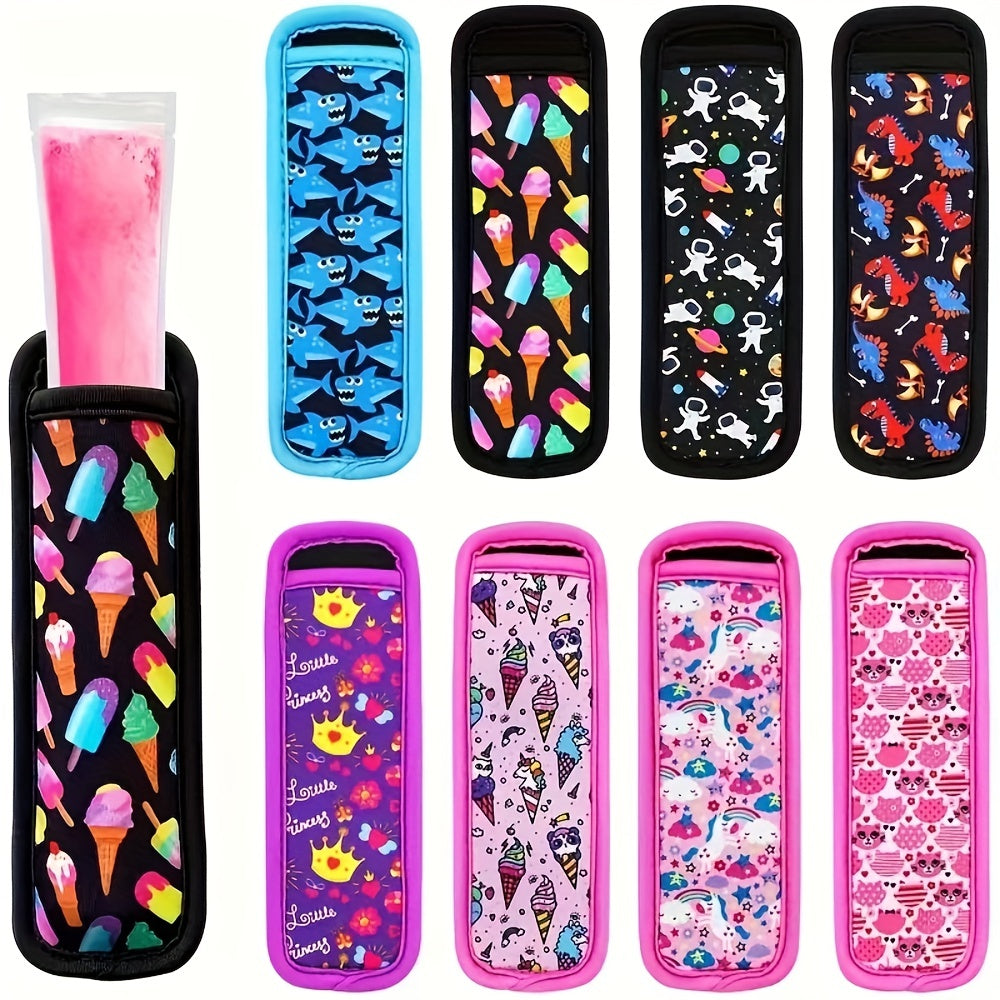Neoprene Ice Popsicles Sleeves Reusable Holder