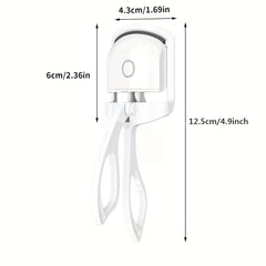 USB Rechargeable Heated Eyelash Curler with 2 Temperature Modes