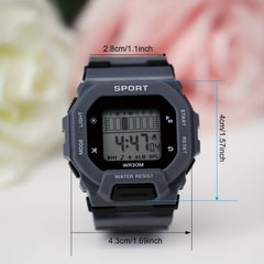 Stylish Waterproof Night Light Watch for Sports Timing