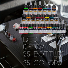 25 Tattoo Ink Set Professional Tattoo Pigment Set Long Lasting Tattoo Painting