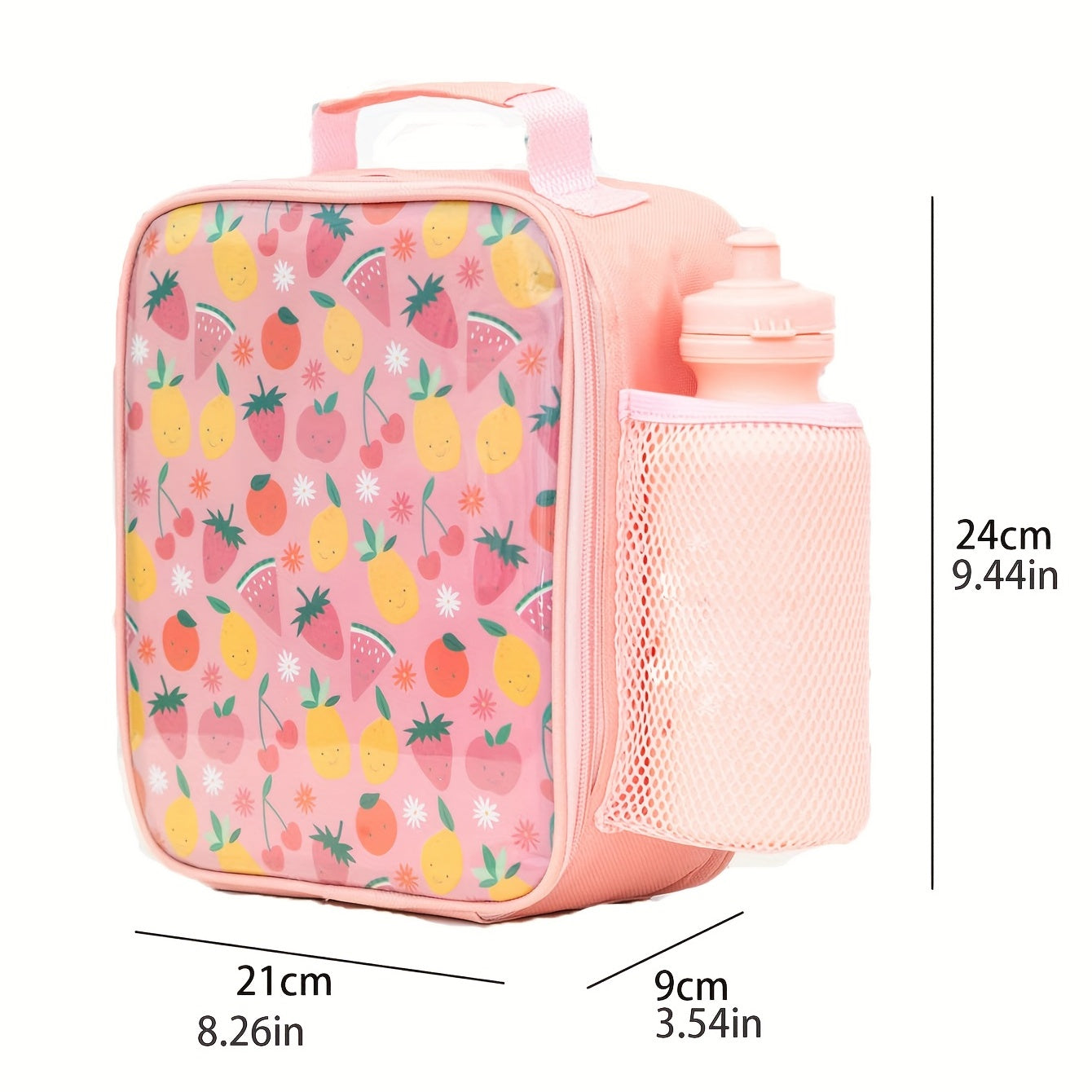 Fruit Pattern Insulation Bag Ice Bag for Camping Picnic Beach Essential
