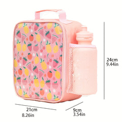 Fruit Pattern Insulation Bag Ice Bag for Camping Picnic Beach Essential