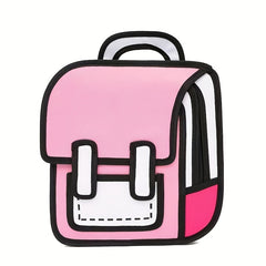 Cartoon Schoolbag Shape Backpack Student Backpack For Kids
