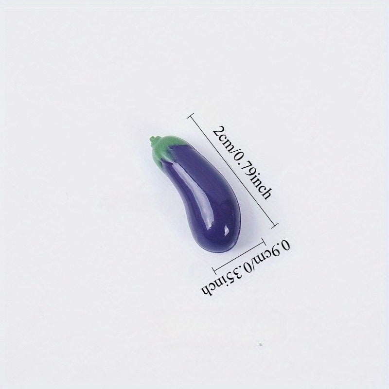Mini Eggplant Play House Toy Set, 4pcs