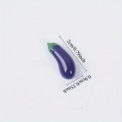 Mini Eggplant Play House Toy Set, 4pcs