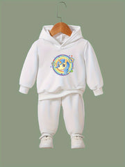 Unicorn Print 2pcs Girls Outfits Spring Fall Outdoor Gift