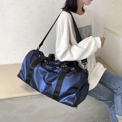 18 Inch Nylon Travel Bag, Portable Fitness Bag, Waterproof Luggage Bag