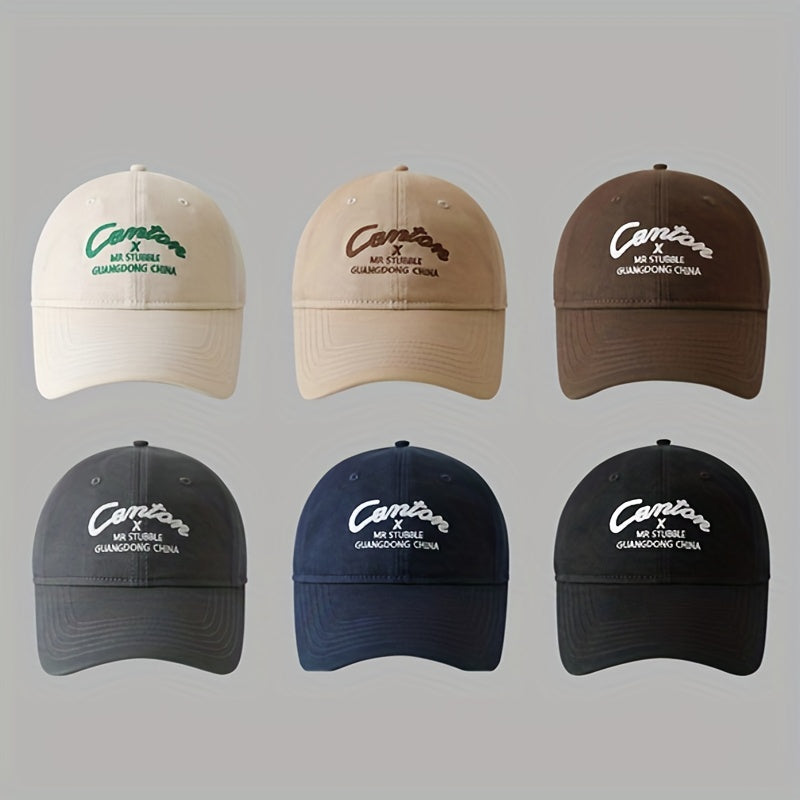 Woven Duck Tongue Cap with Big Brim Baseball Cap for Running