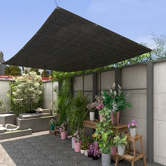 Canvas & Plastic Sunshade Net Construction Roof Balcony Sunscreen