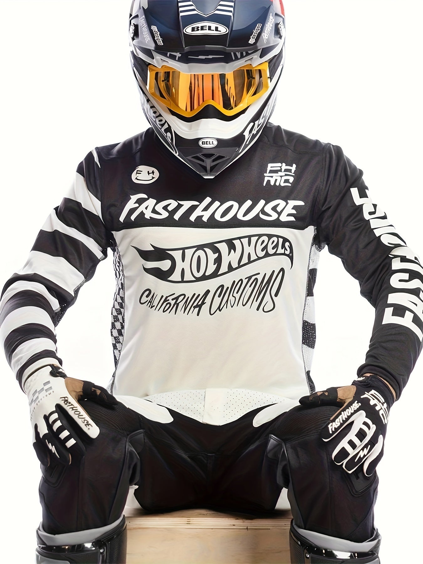 Men's Outdoor Sports Shirt Downhill Mountain Bike Long Sleeve Top