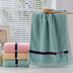 Plain Cotton Hand Towel Soft Skin-friendly Face Towel for Home Bathroom