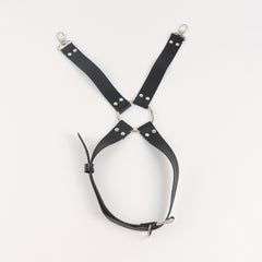 Men's Punk Rivets Suspenders Waist Chain Straps Bar