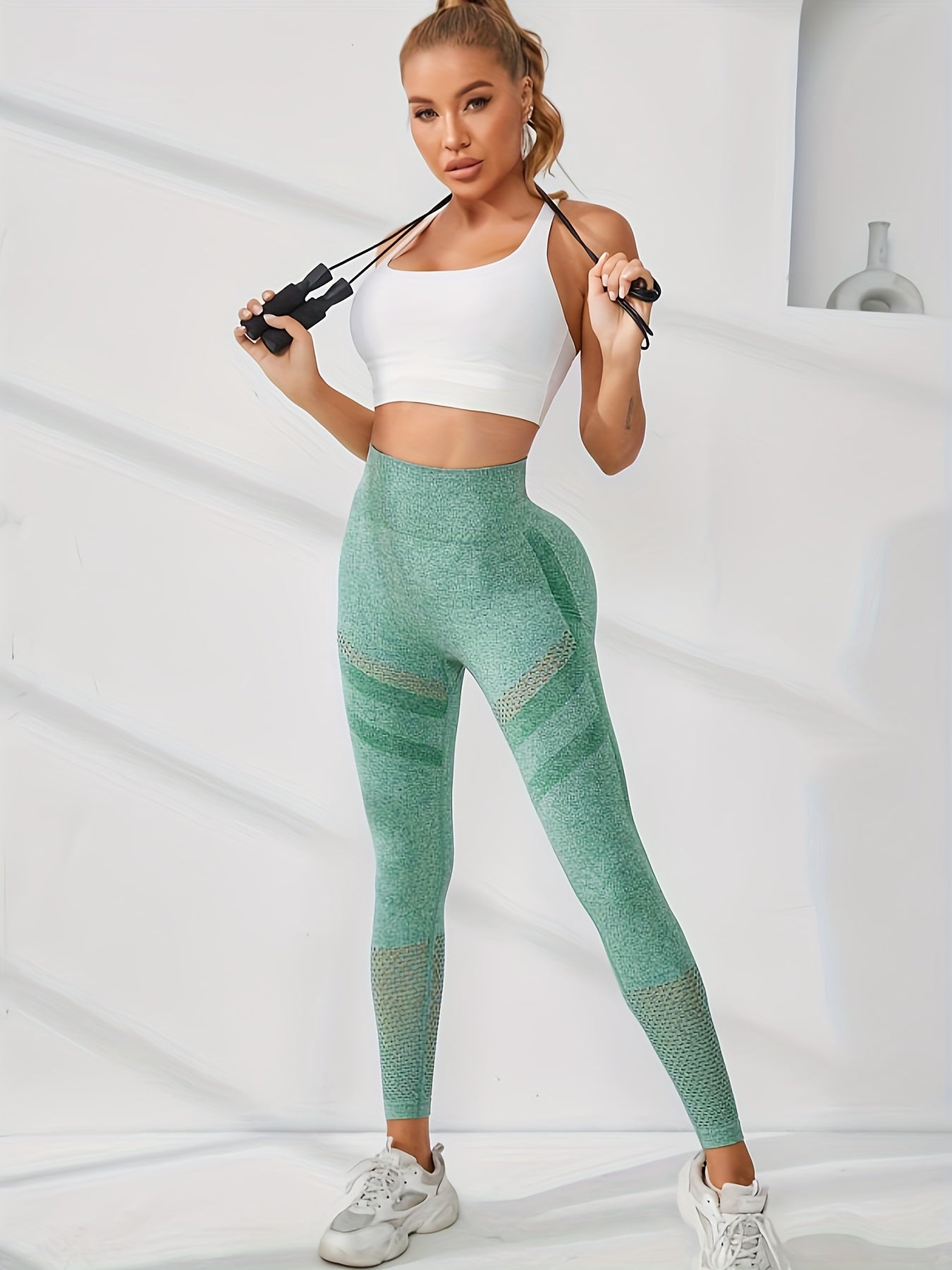 Breathable Fitness Leggings High Waist Yoga Pants