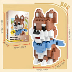 Puppy Building Blocks Small Particle Educational Toy