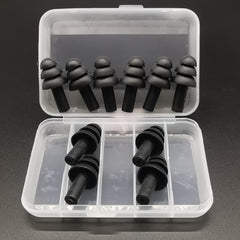 5 Pairs Round Shaft Earplugs For Swimming Anti noise Earplugs
