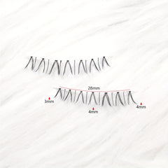 5 Pairs Lower False Eyelashes Natural Reusable Soft Lashes Extension