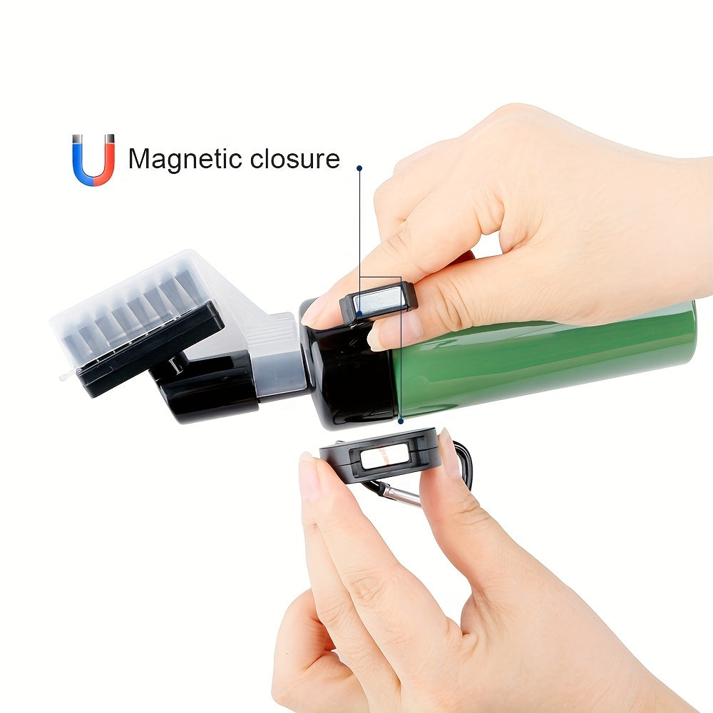 Portable Golf Club Cleaning Brush with Water Spray Bottle