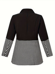 Blazer Women's Open Front Collar Blazer