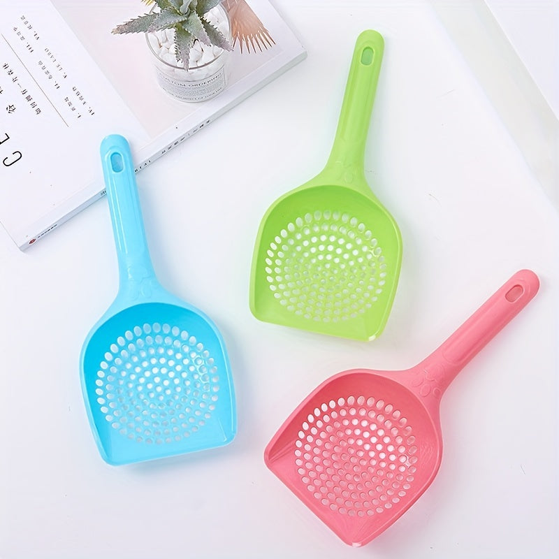 Durable Plastic Cat Litter Scoop Easy to Clean Pet Care Sand Waste Scooper Shove
