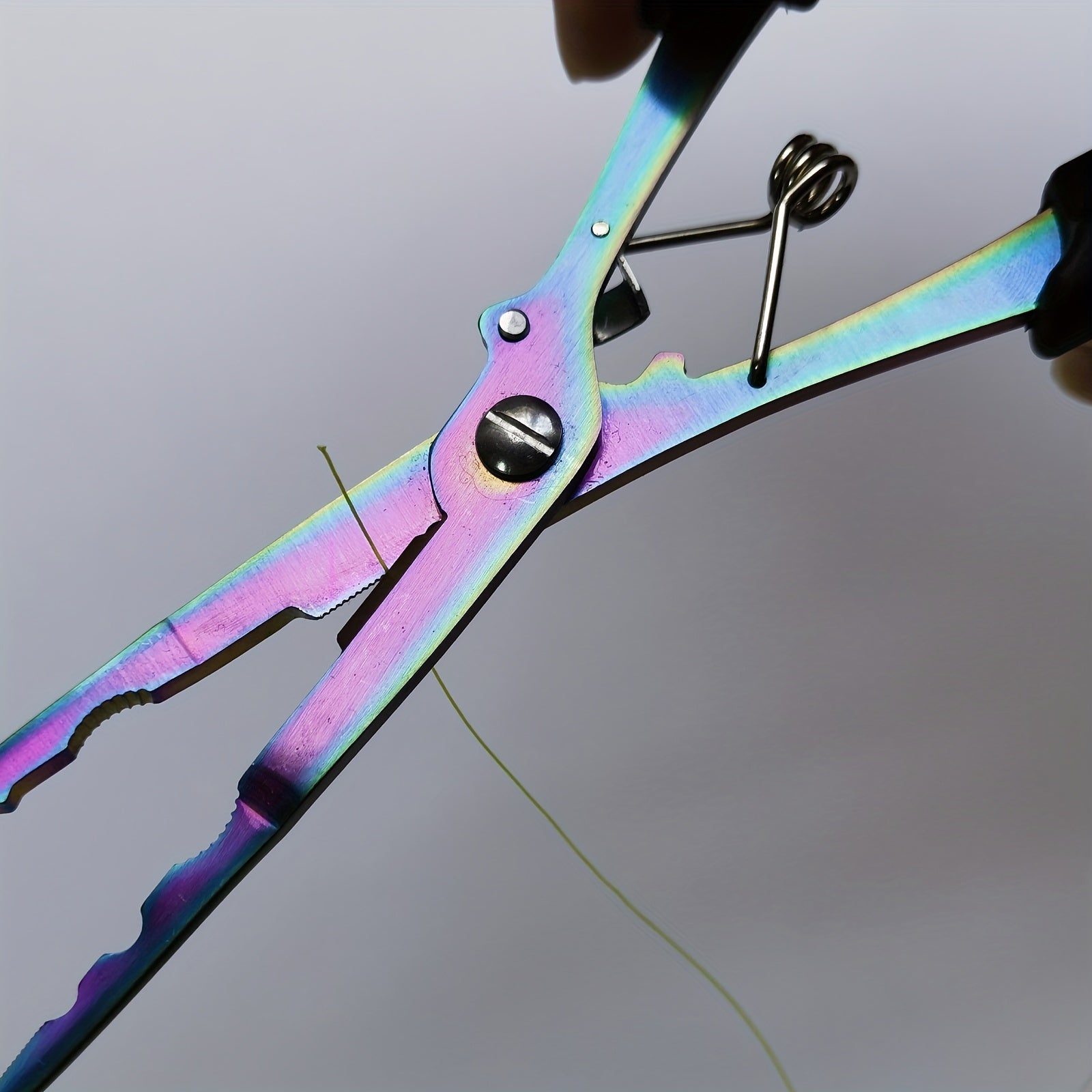 1pc Fishing Pliers Split Ring Opener Fish Line Cutter Tool