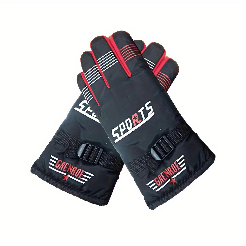 Winter Fleece Lined Waterproof Touch Screen Gloves