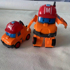 Transform Robot Car Toys Deformation Plastic Model Car Fun Diecasts Toy