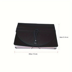 Accordion File Organizer Handle Expanding Folders A4 Letter Size Document