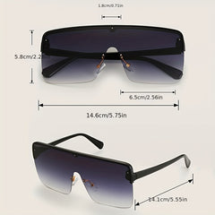 Large Square Men's Sunglasses