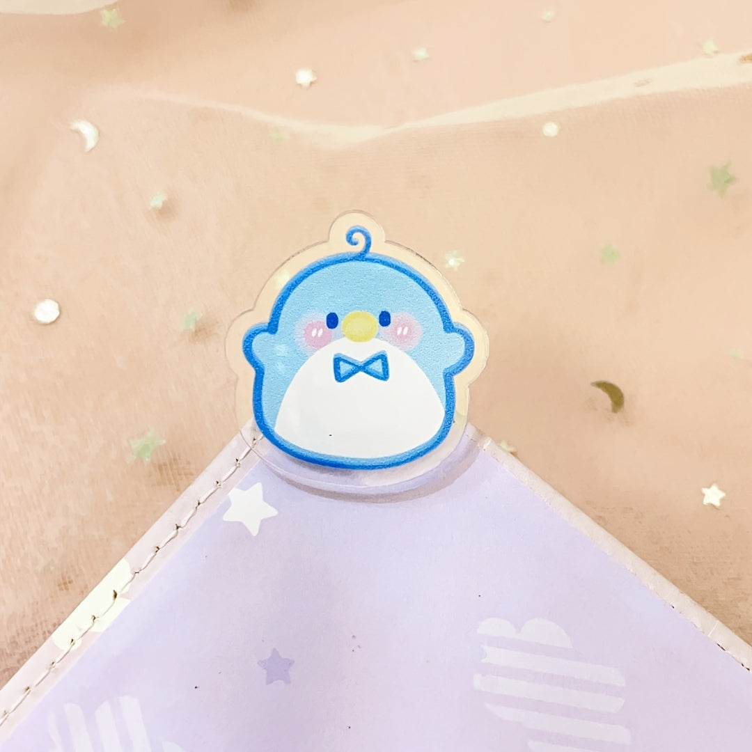 Girly Acrylic Decorative Clip Journal Memo Clip