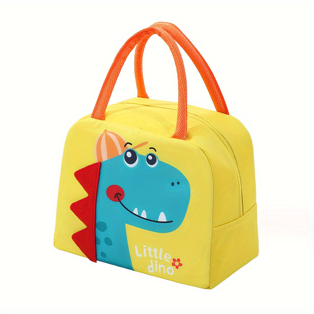 3D Cartoon Lunch Box Bag Thermal Insulated Aluminum Foil Bag for School Office
