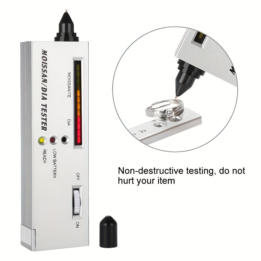 Professional Diamond Tester LED Indicator Moissanites Detector Pen Selector