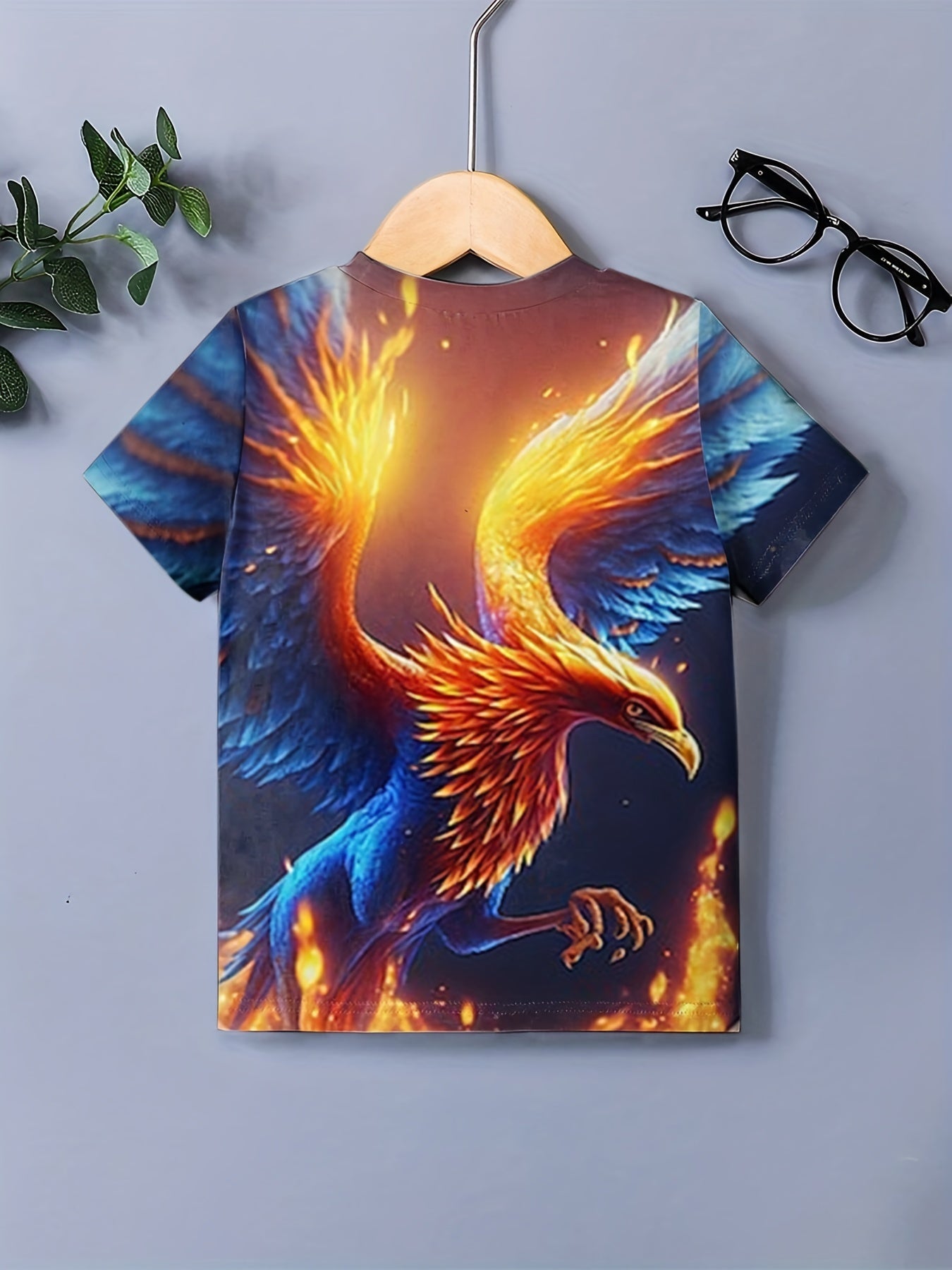 Boy's Phoenix Graphic T shirt 3D Print Casual Tee Kid's Clothing