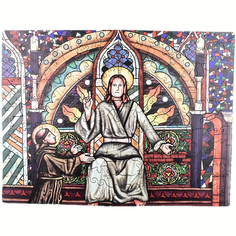 Wooden Board Puzzle Children's Educational Religious Faith Toy