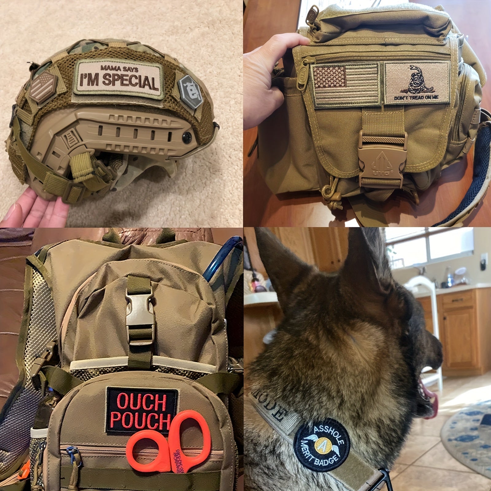 J CARP 20pcs Random Tactical Morale Patch Set
