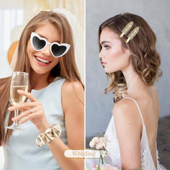 4pcs Bridal Team Headpiece Set
