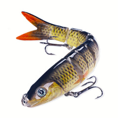 1pc Fishing Lures Section Swimbait CrankBait Bionic Artificial Bait