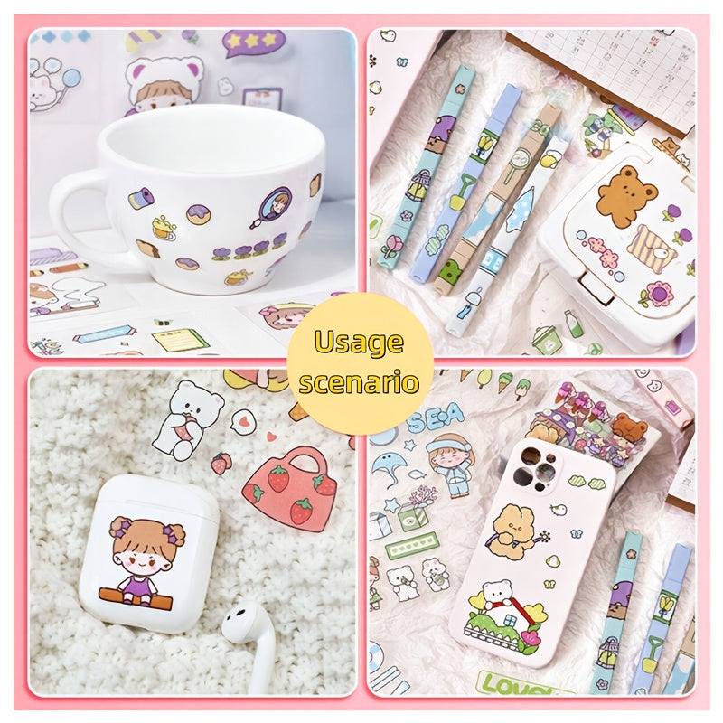 150pcs Transparent Stickers for Decorating Painting Mobile Phone Case Water Cup