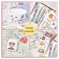 150pcs Transparent Stickers for Decorating Painting Mobile Phone Case Water Cup
