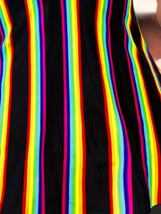 Rainbow Striped Tankini Set