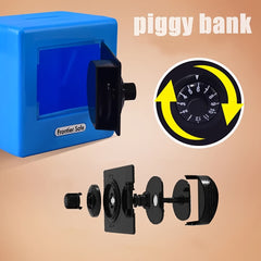 Mini Safe Piggy Bank Cartoon Deposit Bank Money Saving Box For Kids