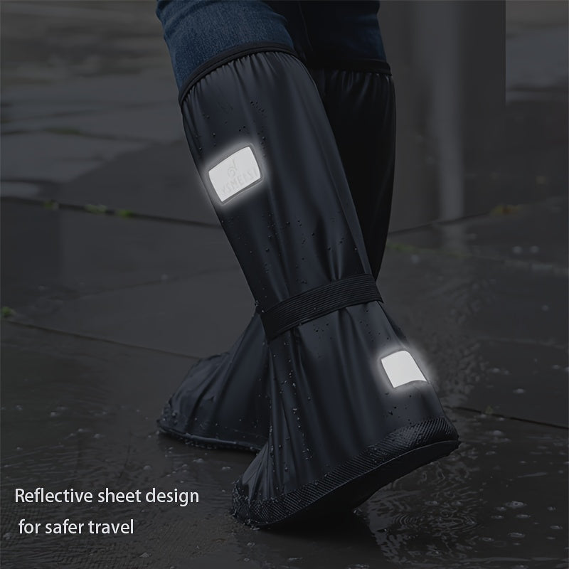 Non Slip Rain Boots Shoe Covers Durable Thick High Shoe Covers For Rain And Snow