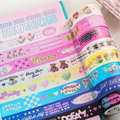 Exciting Palpitations Washi Tape Style DIY Decoration