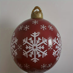 1pc Christmas Inflatable Ball Yard Decor Waterproof & Durable Home Decoration