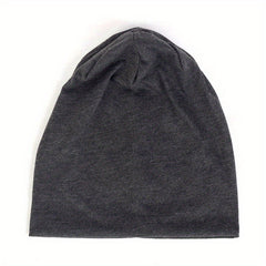 Solid Beanie Polyester Men Women Unisex Beanies Cap Casual Beanie Hats