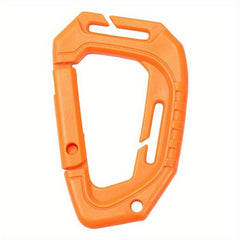 D-Shaped Carabiner Keyring for Backpacking
