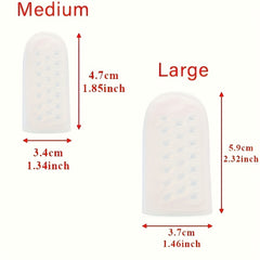 Soft Gel Toe Caps for Big Toe - Breathable Silicone Toe Protector Sleeves